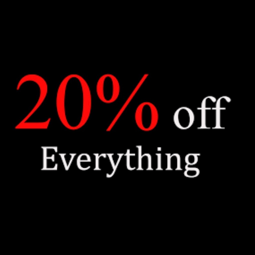 Send me an offer of 20% discount and I will accept.  Limited time only.